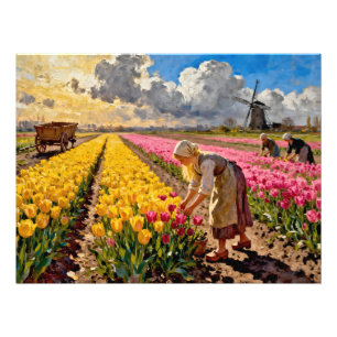 “Lysbeth in het amberkleurige licht” - Een Nederla Foto Afdruk