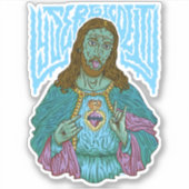 LysergicDeity x iamriboflavine Sticker (Voorkant)
