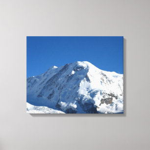 Lyskam, Zwitserse Alpen Canvas Afdruk