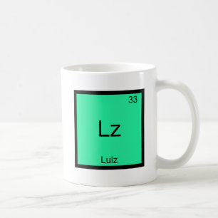 Lz - Lulz Grappige Meme Scheikunde Element T-Shirt Koffiemok