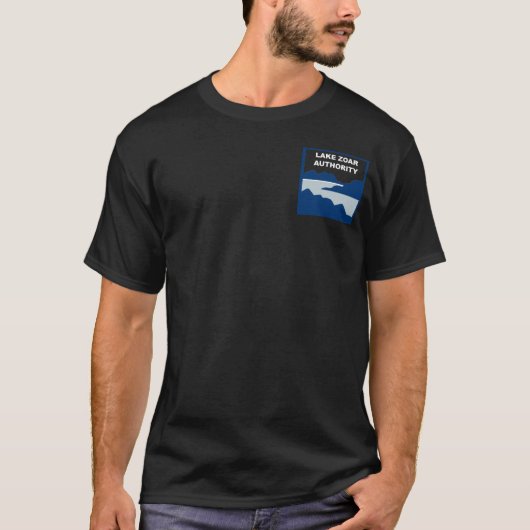 LZA Basic T shirt donker (Voorkant)