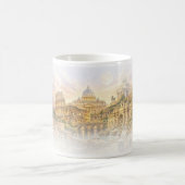 LZO01A mosaic of ROME, Lazio, Italy, Coffee Mug (Centre)