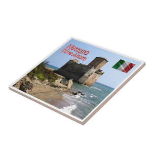 LZO034 NETTUNO, Asturatoren, Italië, Tegeltje