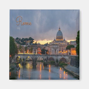 LZO039 ROME - Sant' Angelo bridge - Doesk - Fridge Magneet