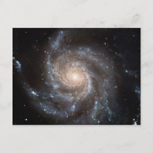 M101 Pinwheels Spiral Galaxy NASA Briefkaart