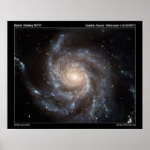 M101 Spiral Galaxy-poster Poster (Voorkant)