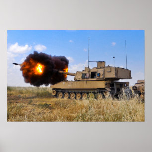 M109A6 Paladin Poster
