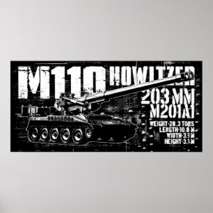 M110, howitzer, impression