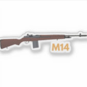 M14 Rifle Sticker (Voorkant)