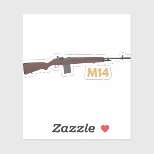 M14 Rifle Sticker (Vel)