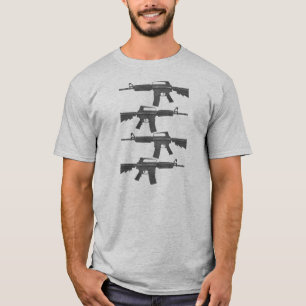 M16   AR15 = Gesplitste meloenen T-shirt