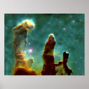 M16 Eagle Nebula of Creation Pillars Poster