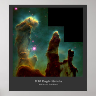 M16 Eagle Nebula "Pillars of Creation"-poster Poster