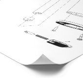 M16A2 Affiche de fusil d'assaut de 5,56 mm (Coin)