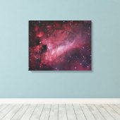 M17, De Omega Nebula in Boogschutter Canvas Afdruk (Insitu (Houten vloer))