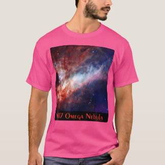 M17 Omega Nevel Messier Object 17 Ruimteastronomie T-shirt