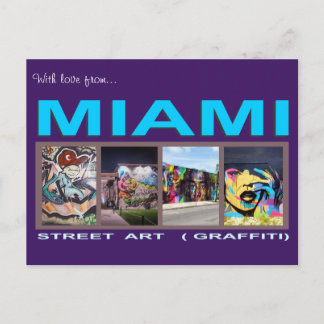 M190084 Miami Graffiti Briefkaart