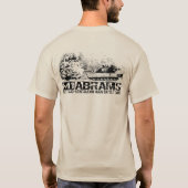 M1 Abrams Basic T-Shirt Mannen (Achterkant)