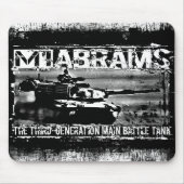 M1 Abrams Mousepad Muismat (Voorkant)