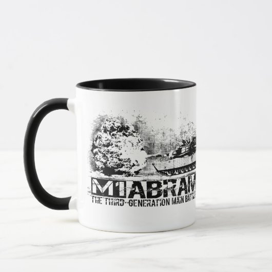 M1 Abrams Ringer Koffie Mok (Links)