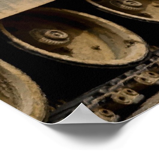 M1 Abrams Tank Poster (Hoek)