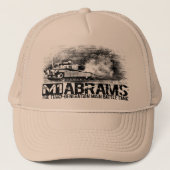 M1 Abrams Trucker Hat Trucker Pet (Voorkant)