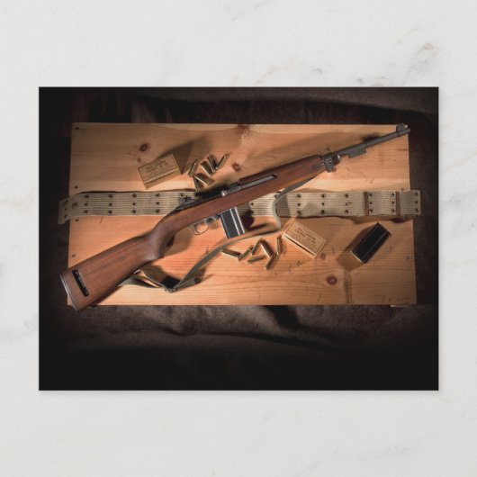 M1 Carbine Briefkaart (Voorkant)