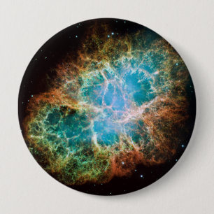 M1-Crab Nebula a a Science & Astronomy Gift Idee Ronde Button 4,0 Cm