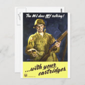 M1 Talks voor mij Briefkaart (Voorkant / Achterkant)