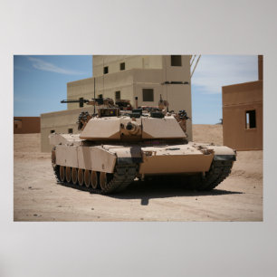 M1A1 Abrams hoofdslagtank Poster