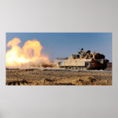 M1A1 Abrams hoofdslagtank Poster (Voorkant)