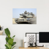 M1A1 Abrams Poster (Thuiskantoor)