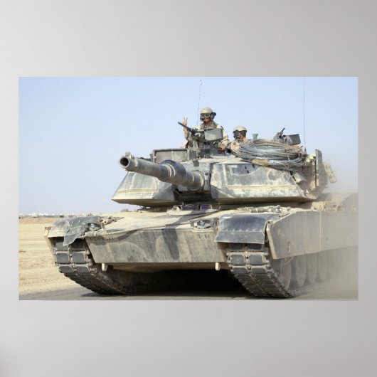 M1A1 Abrams Poster (Voorkant)