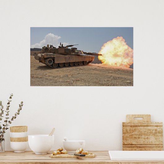 M1A1 Abrams Poster (Keuken)
