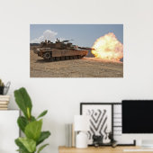 M1A1 Abrams Poster (Thuiskantoor)