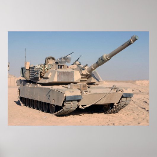 M1A1 Abrams Poster (Voorkant)