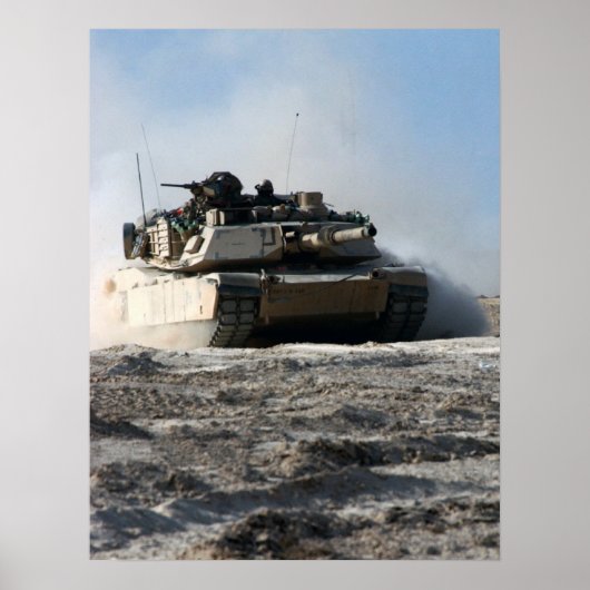 M1A1 Abrams Poster (Voorkant)