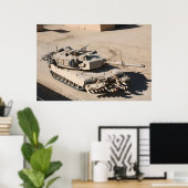 M1A1 Abrams Poster (Thuiskantoor)