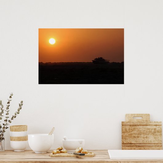 M1A1 Abrams Poster (Keuken)