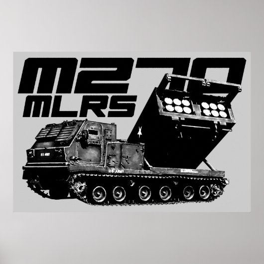 M270 MLRS afdrukken Poster (Voorkant)