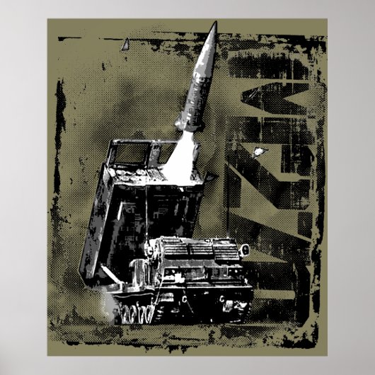 M270 MLRS Poster du Modèle de papier postal (Devant)