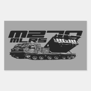 M270 MLRS rechthoekige Stickers