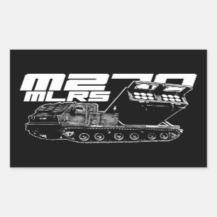 M270 MLRS rechthoekige Stickers