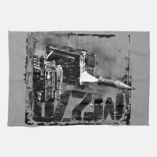 M270 MLRS Serviette de cuisine 16 po x 24 po Servi