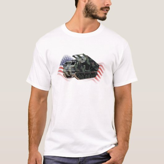 M270 Multiple Launch Rocket System (MLRS) T-shirt (Voorkant)