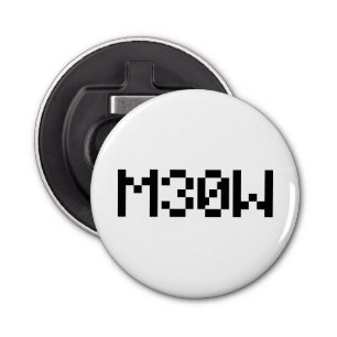 M30W [Dierengeluiden in leetspreken] Button Flesopener