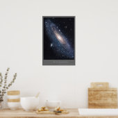 M31 Andromeda Galaxy Poster (Keuken)