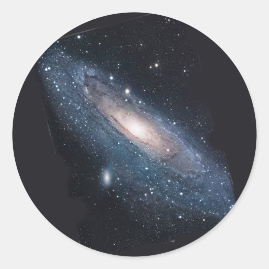 M31 Andromeda Galaxy Ronde Sticker (Voorkant)