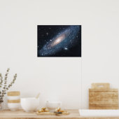 M31 Galaxy in Andromeda Poster (Keuken)