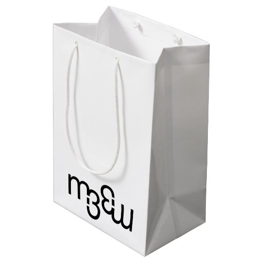 m3galleryStudio monogramme moyen sac cadeau brilla (Dos Angle)